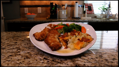 Parmasean Crusted Walleye