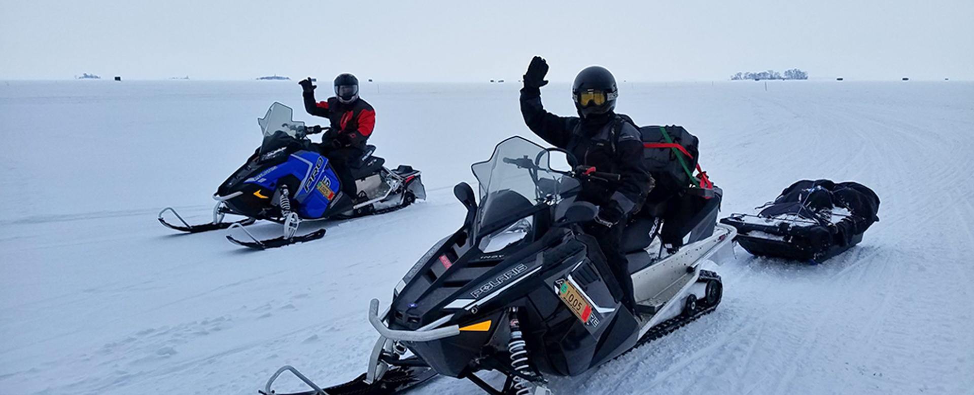 Lake of the Woods snowmobiling